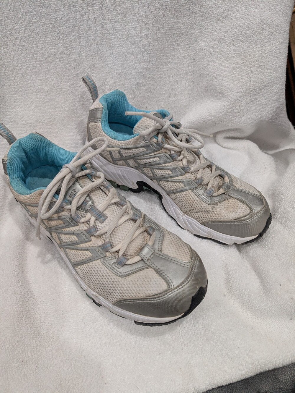 Light Gray & Aqua Columbia Women's Athletic Sneakers